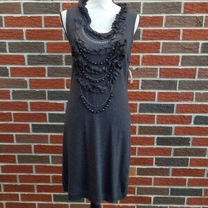 Chetta b detailed front sweater dress